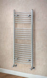 Argyll Curved Towel Rail - 1200mm H x 600mm W