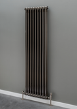 Cornel 2 Column Radiator - 1500mm H x 384mm W - Bare Metal Lacquer