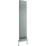 Cove Stainless Steel Double Vertical Radiator - 1800mm High x 295mm Wide