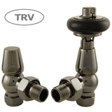 Enzo Thermostatic Traditional TRV Angle Radiator Valves