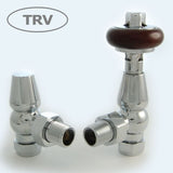 Enzo Thermostatic Traditional TRV Angle Radiator Valves