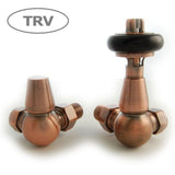 Enzo Thermostatic Traditional TRV Corner Radiator Valves