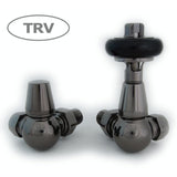 Enzo Thermostatic Traditional TRV Corner Radiator Valves