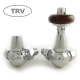 Enzo Thermostatic Traditional TRV Corner Radiator Valves