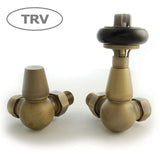 Enzo Thermostatic Traditional TRV Corner Radiator Valves