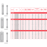 Fitzrovia 3 Column Radiator - 500mm H x 806mm W