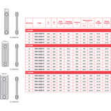 Fitzrovia 4 Column Radiator - 500mm H x 990mm W