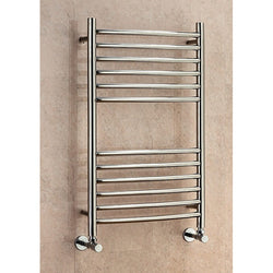 Lanark Curved Towel Rail - 800mm H x 600mm W