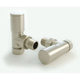 Essential Manual Angle Modern Radiator Valves