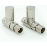 Essential Manual Straight Modern Radiator Valves