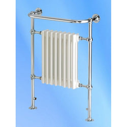 Newbury Traditional Towel Rail - 965mm High x 540mm Wide - Chrome