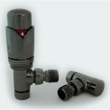 Essential Thermostatic TRV Angle Modern Radiator Valves