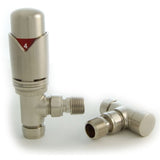 Essential Thermostatic TRV Angle Modern Radiator Valves