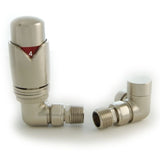 Essential Thermostatic TRV Corner Modern Radiator Valves