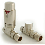 Essential Thermostatic TRV Straight Modern Radiator Valves