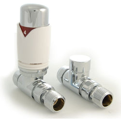 Essential Thermostatic TRV Straight Modern Radiator Valves