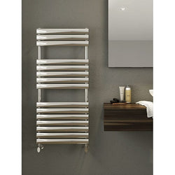 Cove Towel Rail - 1535mm High x 500mm Wide - Polished Stainless