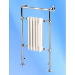 Twyford Traditional Towel Rail - 952mm High x 500mm Wide - Chrome