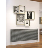 Vulcano Single Horizontal High Output Radiator - 600mm High x 571mm Wide